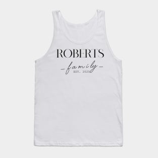 Roberts Family EST. 2020, Surname, Roberts Tank Top